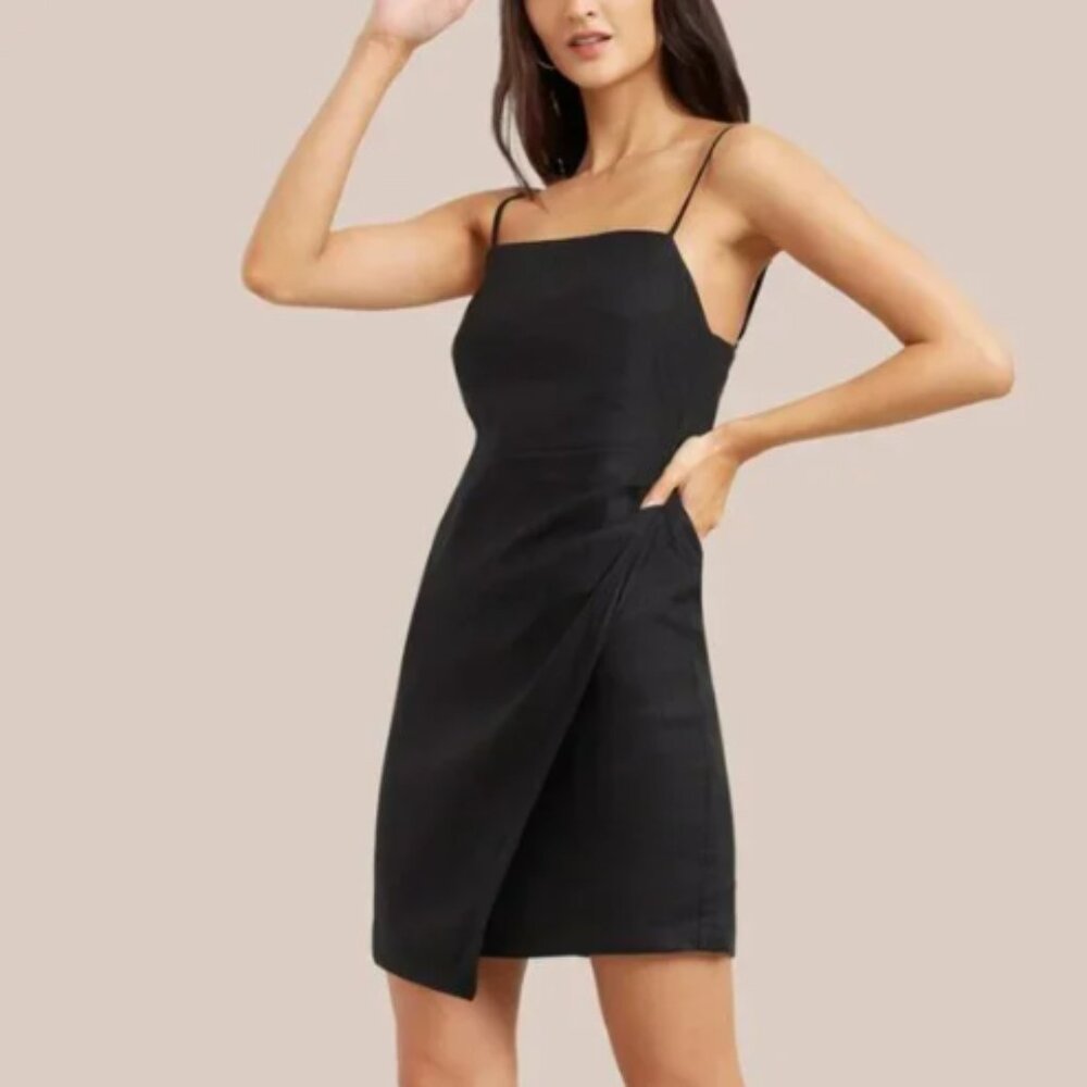 Modern Citizen Davina Linen Blend Mini Dress sz 1X - NWOT